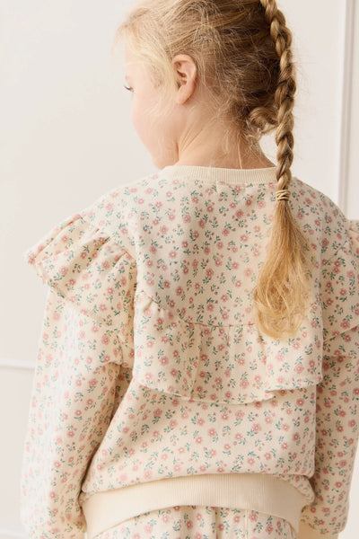 Organic Cotton Mckinley Sweatshirt - Posy Garden Pink