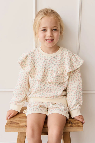 Organic Cotton Mckinley Sweatshirt - Posy Garden Pink