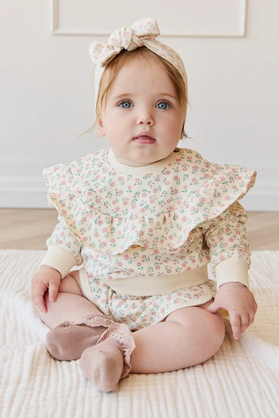 Organic Cotton Mckinley Sweatshirt - Posy Garden Pink