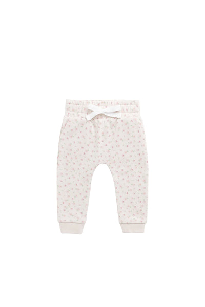 Organic Cotton Lilith Track Pant - Victoria Blush