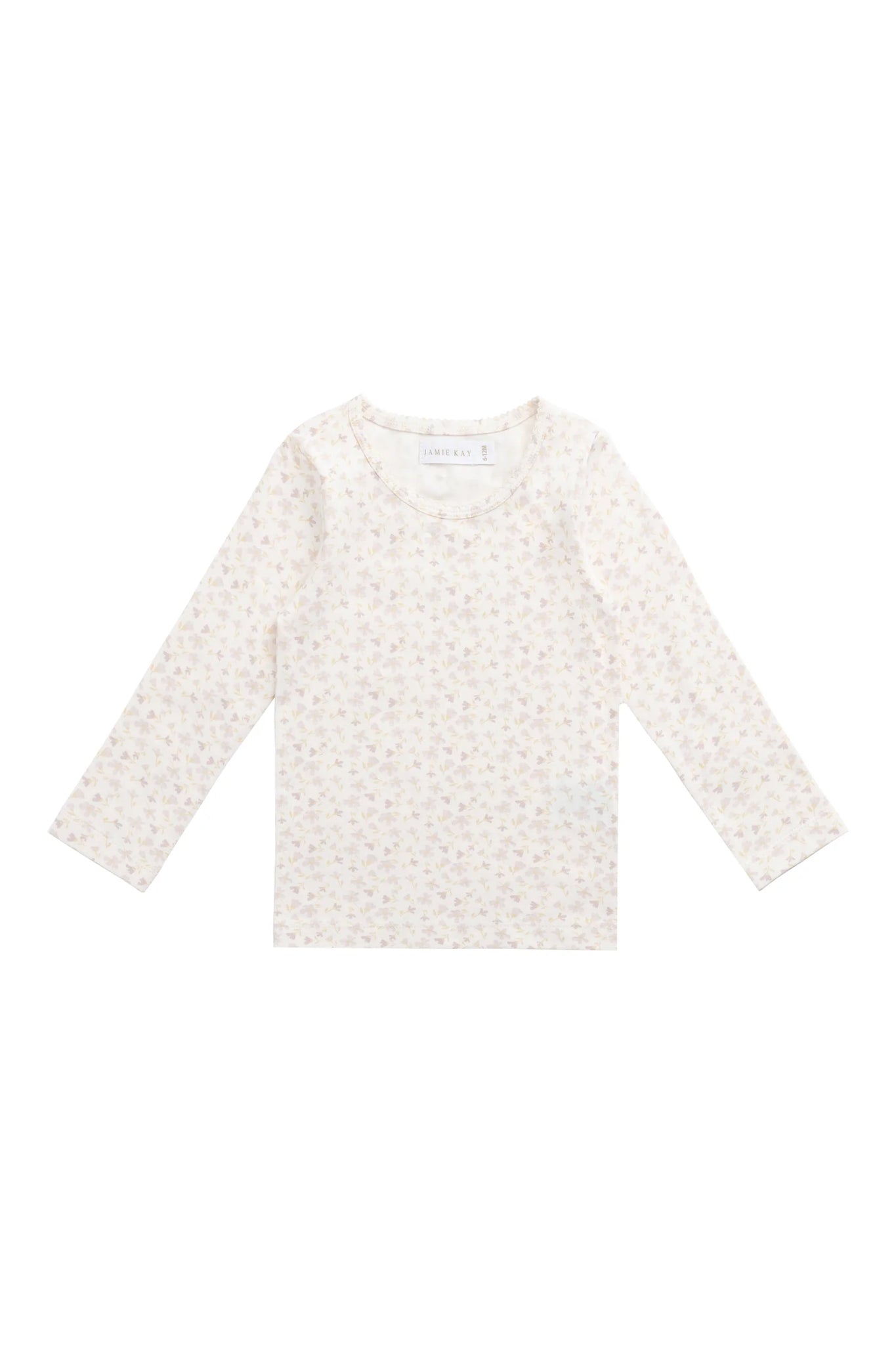Organic Cotton Long Sleeve Top - Aries Mauve