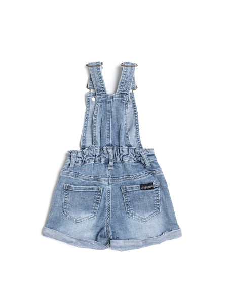 Shortie Denim Overall - Light Wash