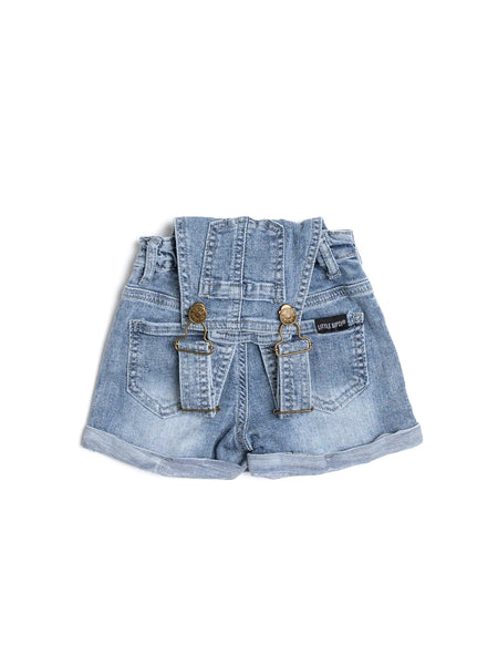 Shortie Denim Overall - Light Wash