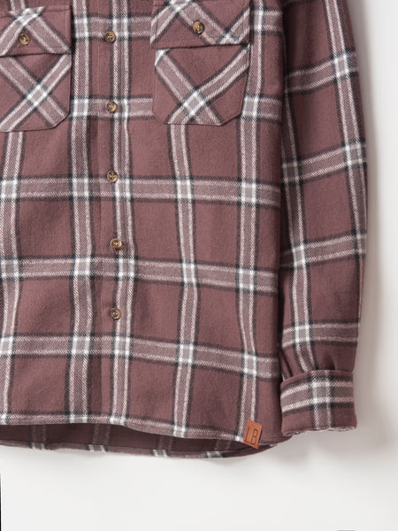 Hooded Flannel - Huckleberry