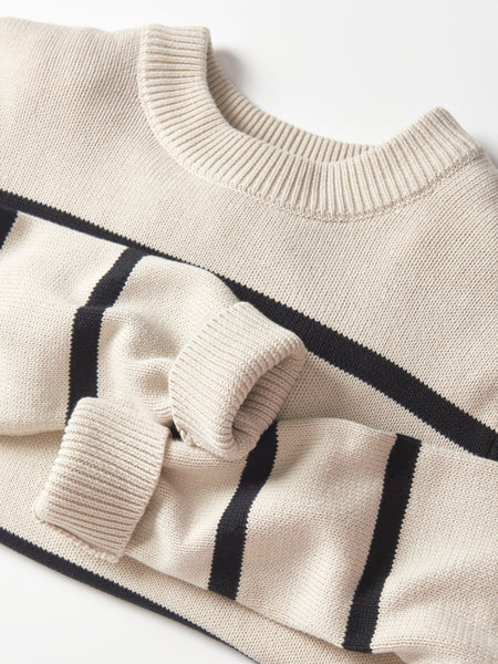 Knit Sweater - Pinstripe