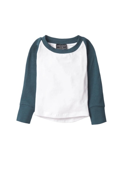 Long Sleeve Baseball Tee - Night Fall