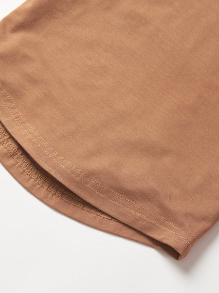 Oversized Bamboo Tee - Carmel