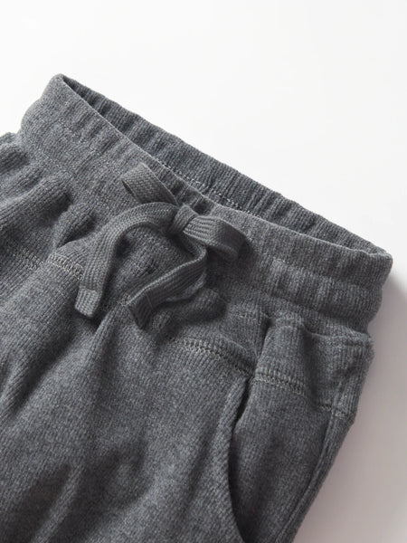 Ribbed Jogger - Heathered Charcoal