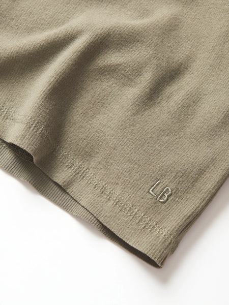 Long Sleeve Ribbed Tee - Green