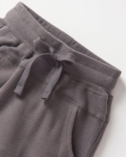 Ribbed Jogger - Graphite