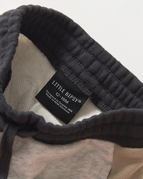 Side Stripe Jogger - Stone Grey
