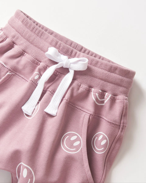 Smiley Jogger - Dusty Purple