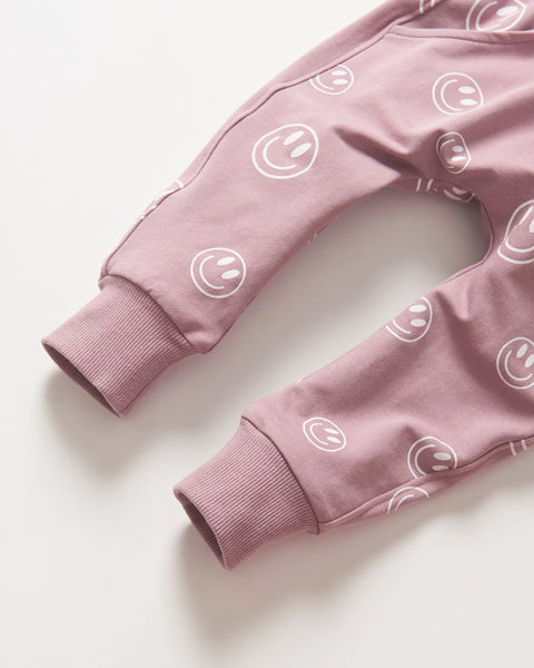 Smiley Jogger - Dusty Purple
