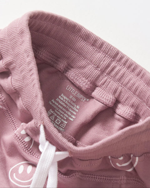 Smiley Jogger - Dusty Purple