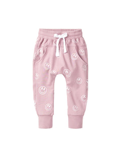 Smiley Jogger - Dusty Purple