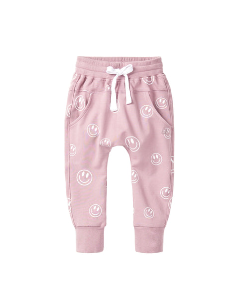 Smiley Jogger - Dusty Purple