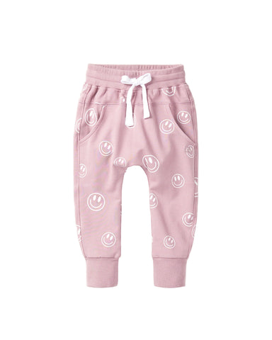 Smiley Jogger - Dusty Purple