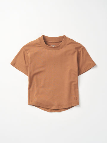 Oversized Bamboo Tee - Chestnut