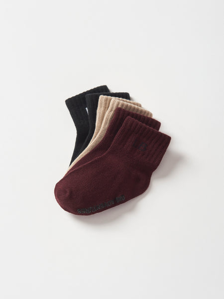 Sock 3-Pack - Waffle Collection