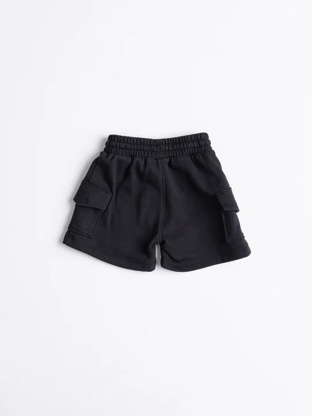 Cargo Sweatshort - Black