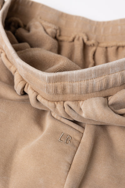 Sweatshort - Beige Wash