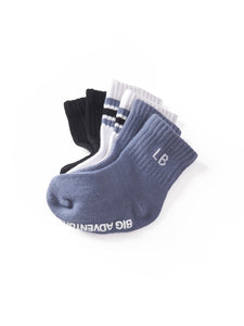 Sock 3-Pack - Blue