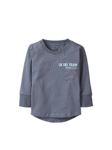 Long Sleeve Ski Team Tee - Smoke