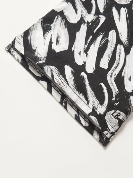 Brush Stroke Tee - Black