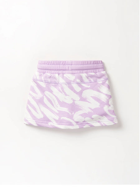 Brush Stroke Skort - Lavender