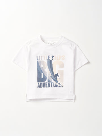 Little Steps, Big Adventures Waves Tee
