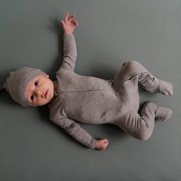 Bamboo Footed Sleeper - Bows