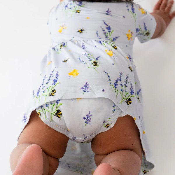 Short Sleeve Skirted Onesie - Sweet B