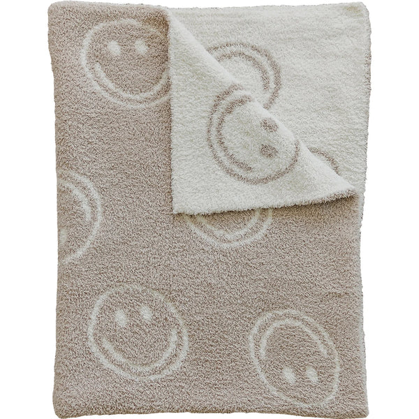 Taupe Smiley Blanket