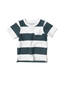 Striped Tee - Navy