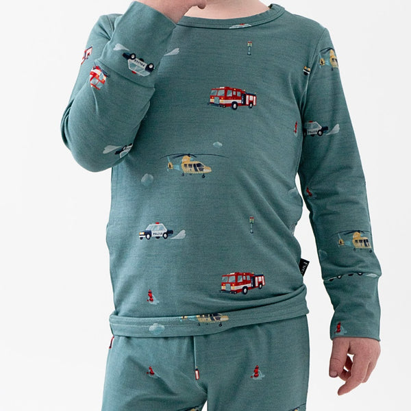 Emergency Vehicles - Long Sleeve PJ Set