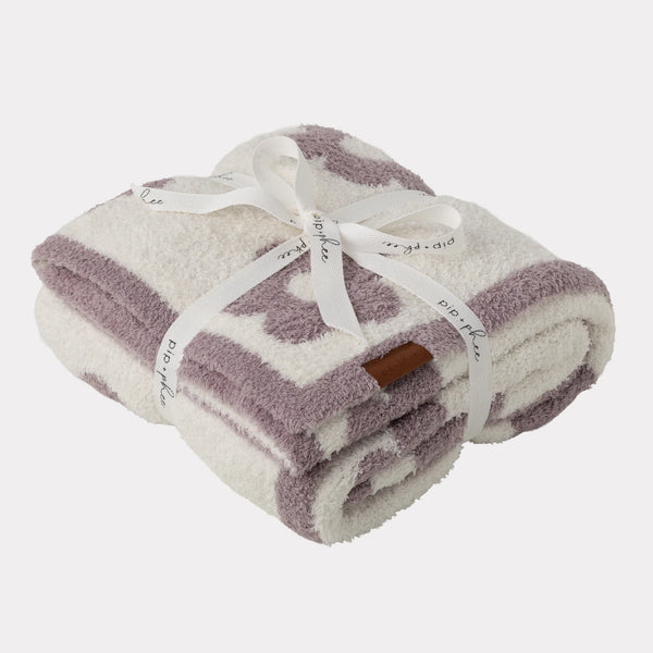 Plush Blankets - Lilac Flower