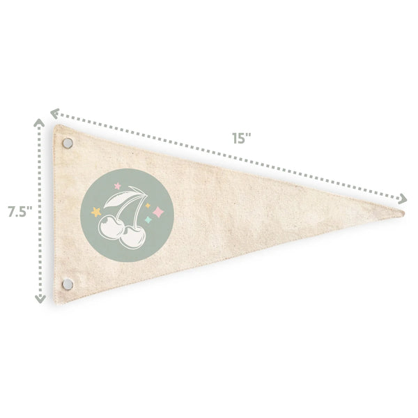 Long Live Girlhood Canvas Pennant Flag