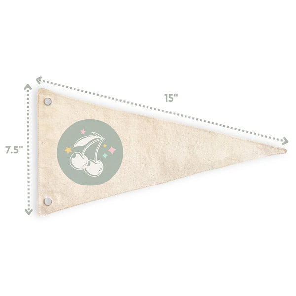Play All Day Canvas Pennant Flag