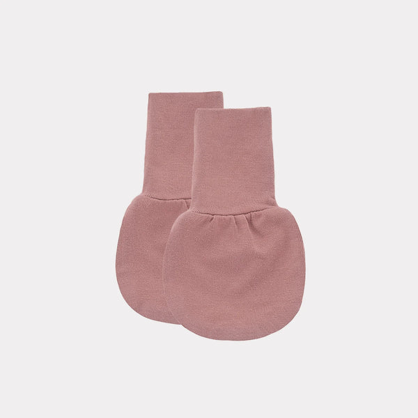 Bamboo Scratch Mittens - Petal Pink