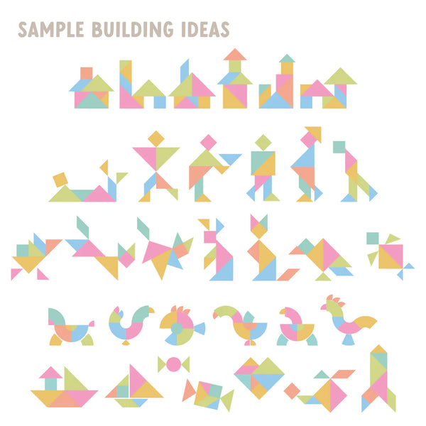 Magic Shape Set - Soft Foam Magnetic Shapes For Building and Play