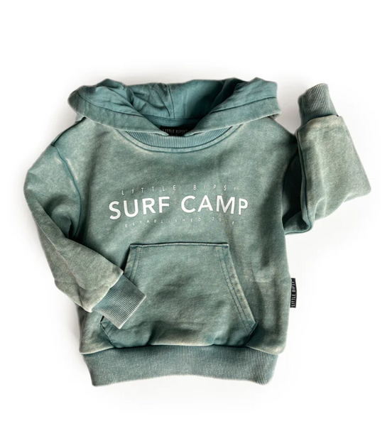Surf Camp Hoodie - Green Wash