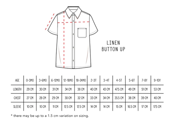 Linen Button Up - Sand