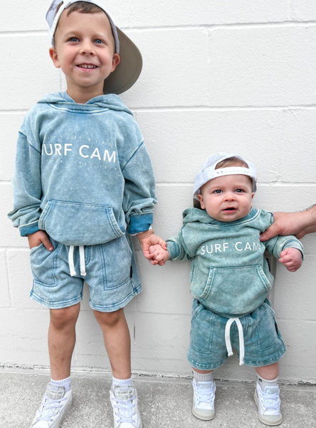 Surf Camp Hoodie - Blue Wash