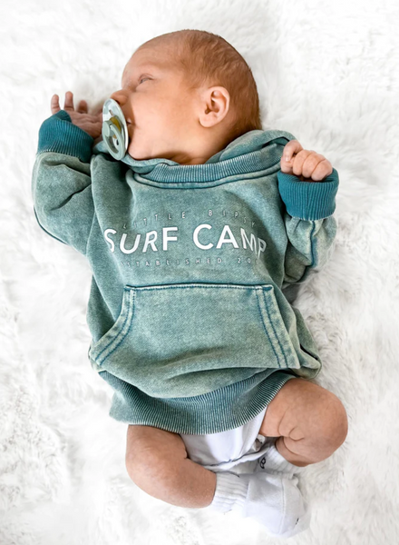 Surf Camp Hoodie - Green Wash