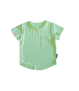 Neon Distressed Tee - Lime