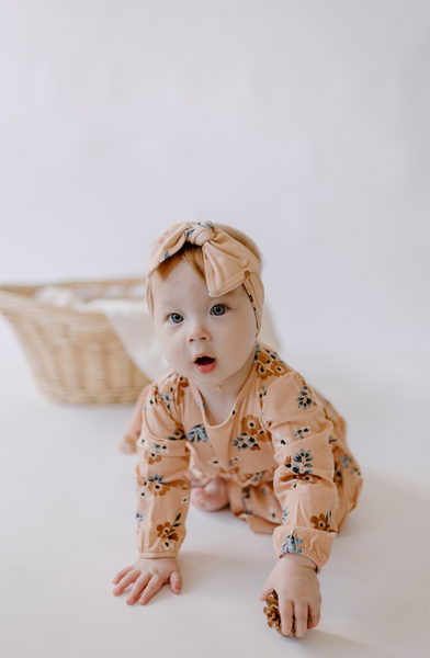 Long Sleeve Tiered Dress - Floral