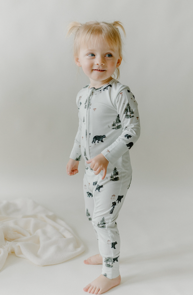 Zipper Sleeper - Black Bears