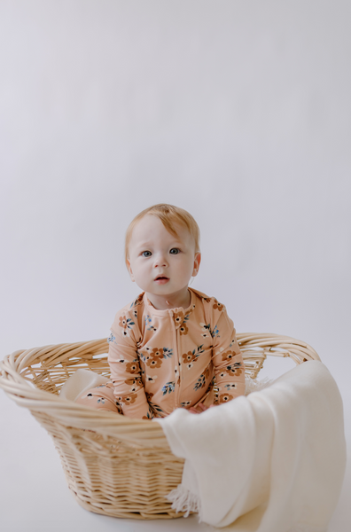 Zipper Sleeper - Floral