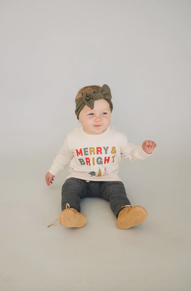 Merry + Bright French Terry Crew Neck
