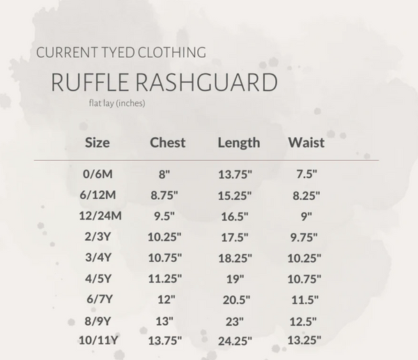 The "Isla" Ruffle Rashguard